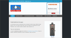 Desktop Screenshot of calentadoresdeaguaenmexico.com.mx